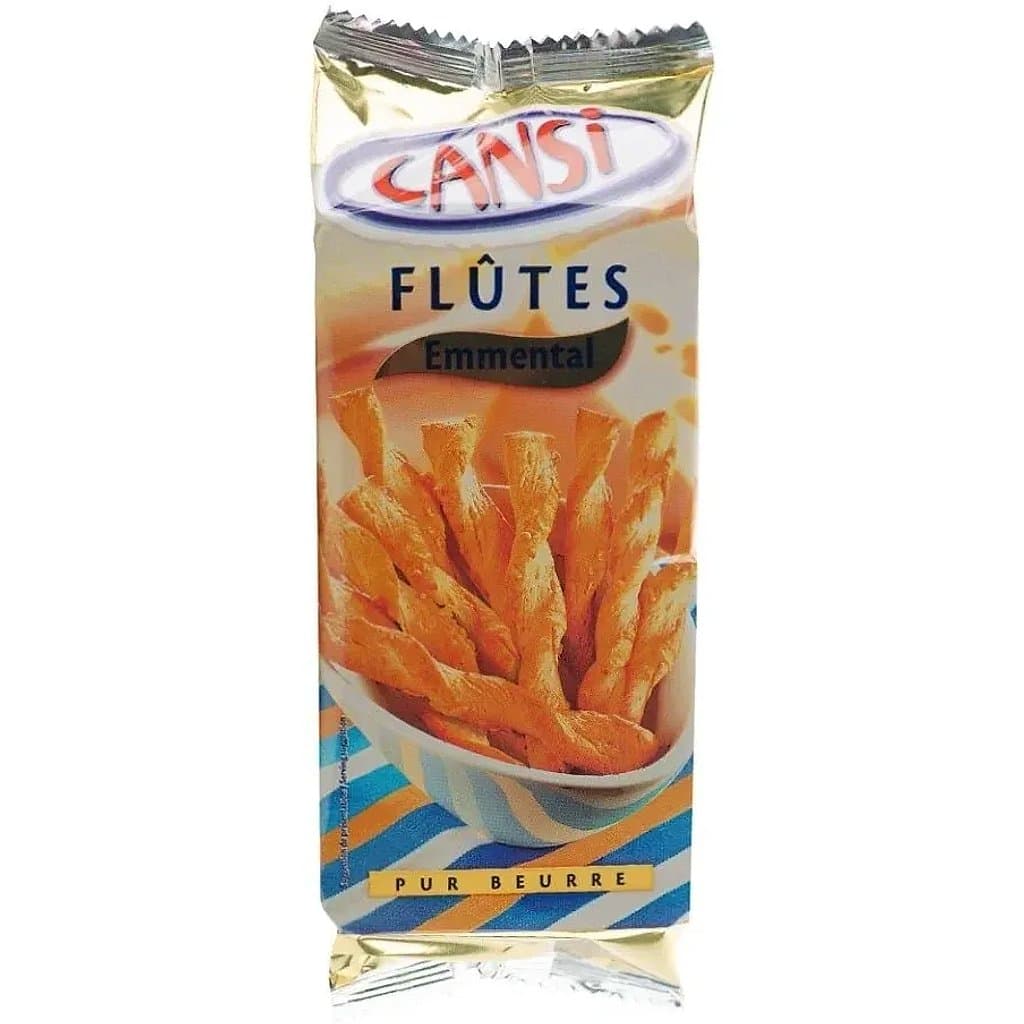 Cansi flutes fromage Слоёные палочки с сыром, 125 г.