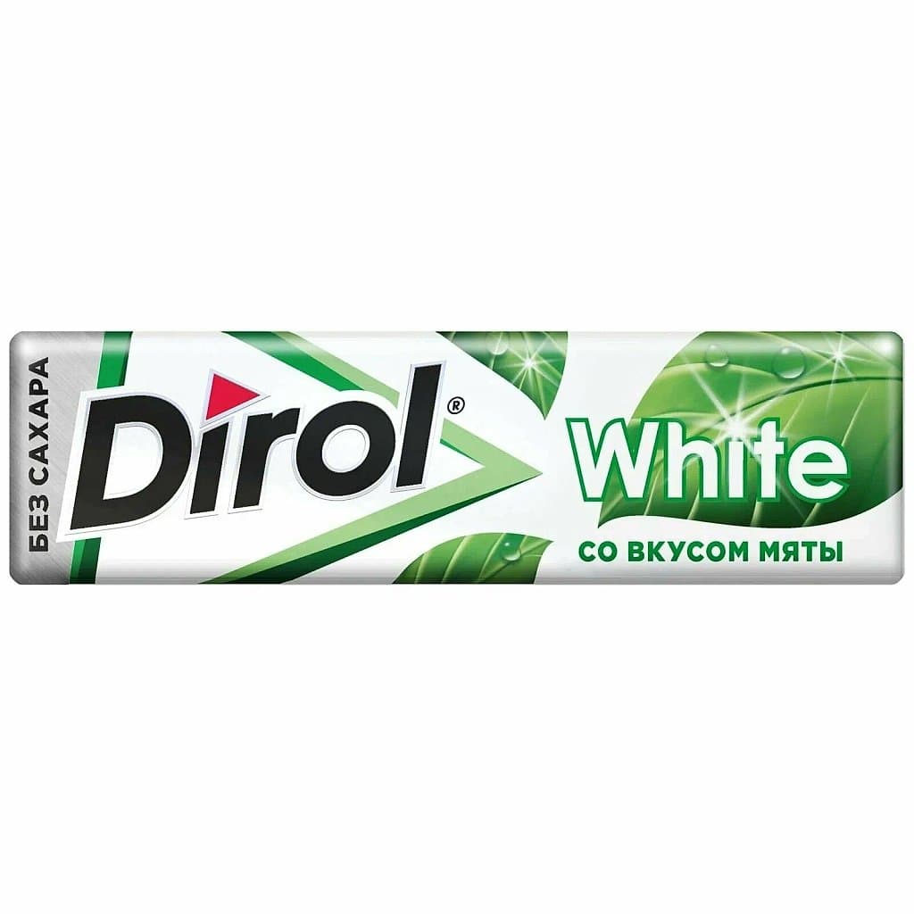 Жевательная резинка Dirol White со вкусом мяты 13,6 г.