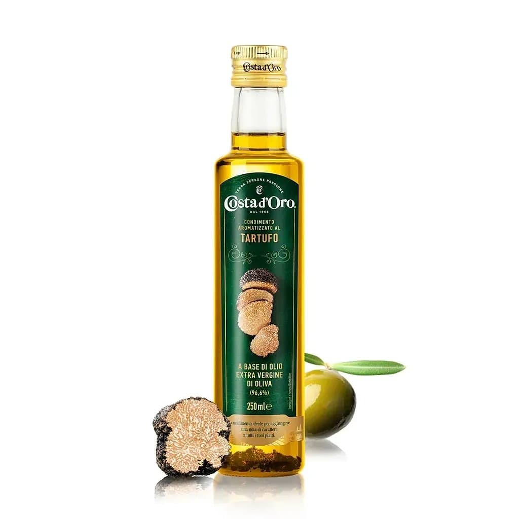 Масло оливковое Costa d'Oro Extra Virgin, с трюфелем, нерафинированное, 250 мл