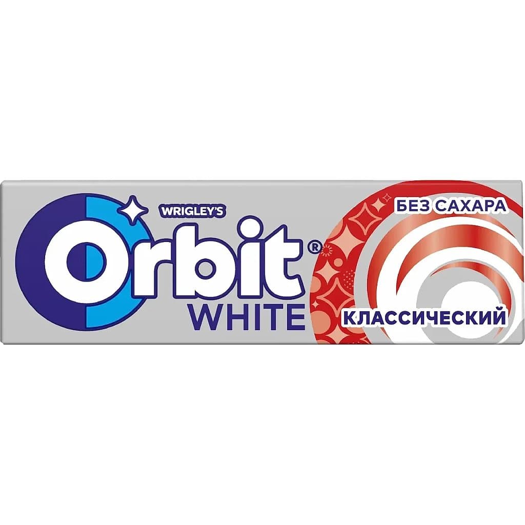 Жевательная резинка Orbit White Классический 13,6 г.