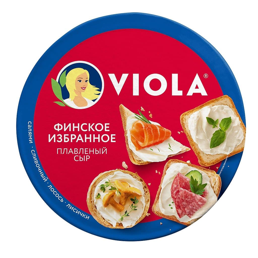 Сыр плавленый Viola ассорти «Финское избранное», 130 г.